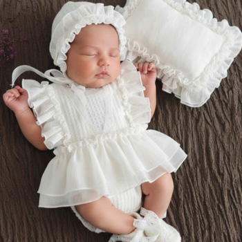 159 1ST COMBO DRESS - White