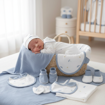 28 PCs Clothing Set - Blue