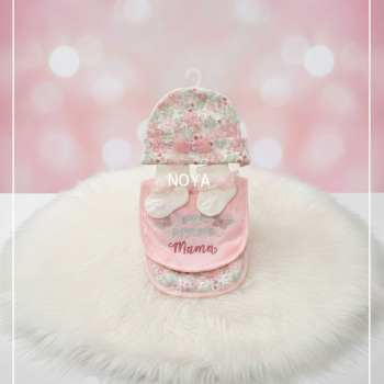 4 Pcs pink Baby combo Set
