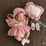 159 1ST COMBO DRESS - Pink