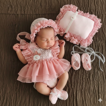 159 1ST COMBO DRESS - Pink