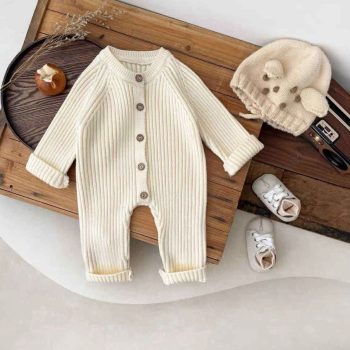 WINTER WOL ROMPER 119 - White