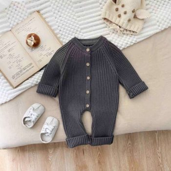 WINTER WOL ROMPER 119 - Black