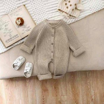 WINTER WOL ROMPER 119 - Brown