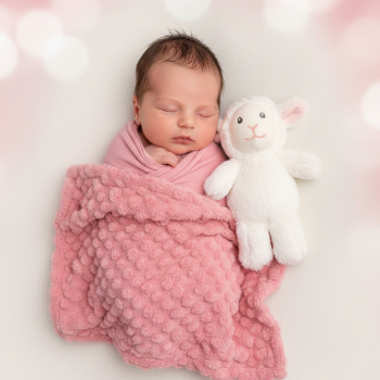 Blanket Small Doll Set - Pink