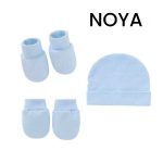 Cap & Mittens - Blue