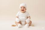 Cap & Mittens – White