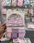 Cap socks Purple combo - 119