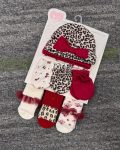 Cap socks combo Red -135