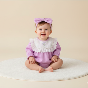 GIRL Romper - Purple Lilac