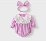 GIRL Romper – Purple Lilac 1