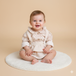 GIRLS DRESS FROCK 125 - Biege