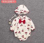 GIRLS RED DRESS WITH CAP 125 1