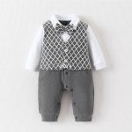Gentle man suit – Gray Vest 1