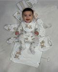 Hanging Gift Set - 10 Pcs - Beige Bear