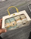 2-Pair Cute Lion Squeaky Baby Socks Set