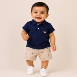2-Piece Baby Boy Polo Shirt and Shorts Set