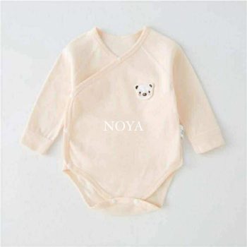 Long-Sleeve Baby Kimono Bodysuit