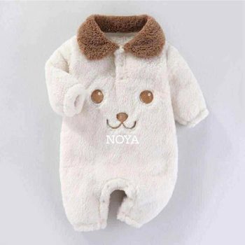 Baby Warm Fleece Jumpsuit – Long Sleeve