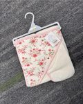 Hooded & Wash Towel  Set - Rose