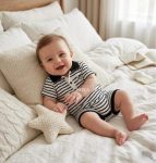 Short-Sleeve Baby Polo Bodysuit