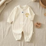Custom Embroidered Long-Sleeve Romper