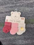3-Pack Super Soft Fuzzy Baby Socks