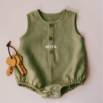 Sleeveless Baby Bubble Romper
