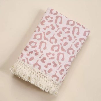 Boho Fringe Cotton Muslin Swaddle