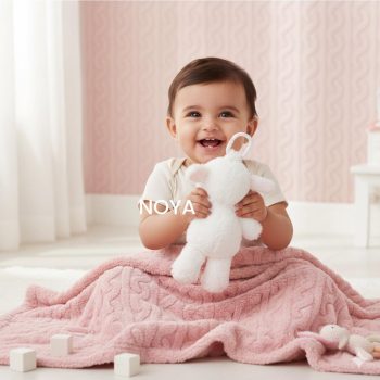Premium Baby Blanket and Plush Toy Set