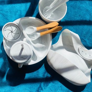 Premium Silicone Baby Feeding Set (6 Pcs)